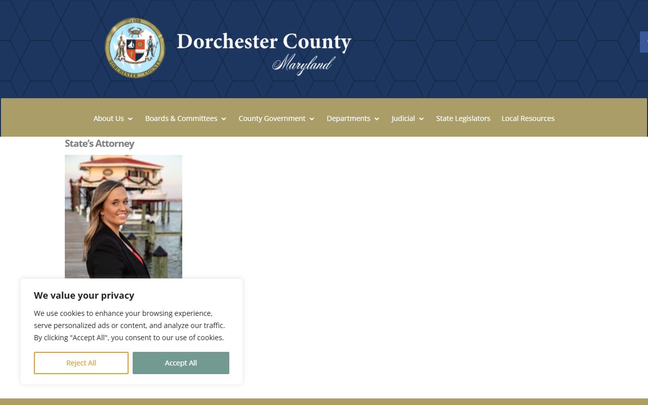Dorchester County State's Attorney office page