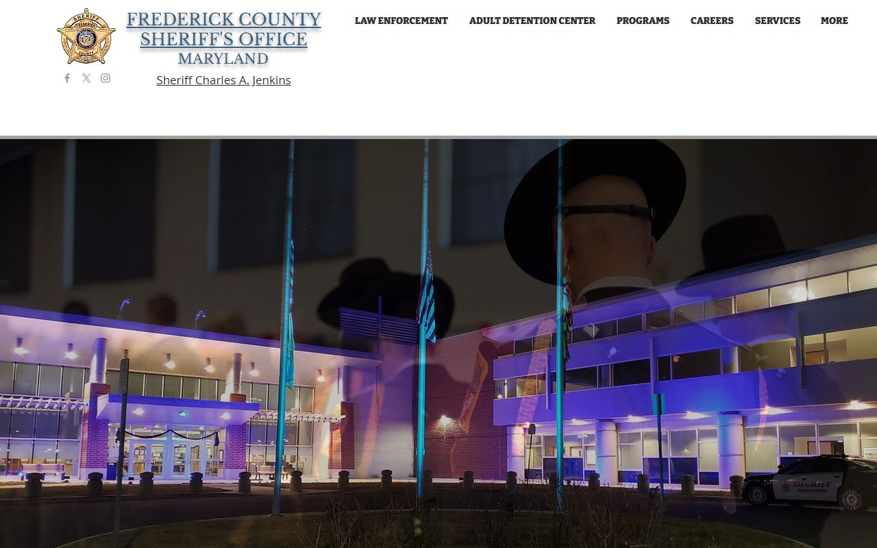Frederick County Sheriff inmate lookup tool